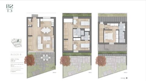 Moradia com 3 quartos em condomínio fechado, Parque da Cidade, Porto
