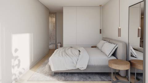 T2 Novo com varanda de 67 m2, Vista Parque da Cidade , Matosinhos Sul.