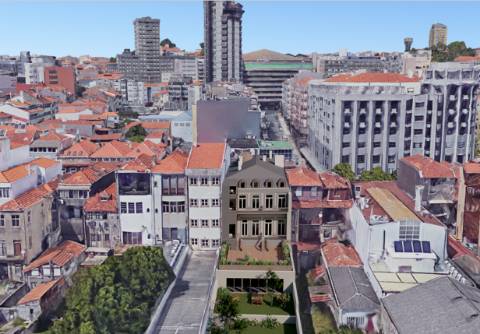 Apartamento T0 Novo com terraço no Centro da cidade