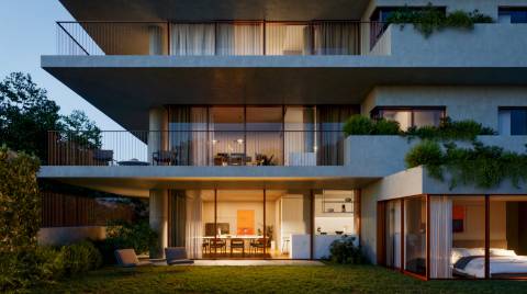 Apartamento T2com vista rio em condomínio fechado