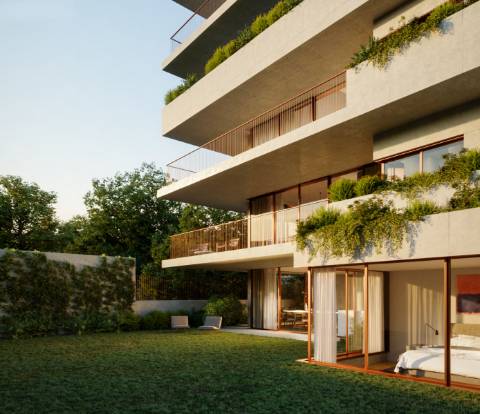 Apartamento T2com vista rio em condomínio fechado