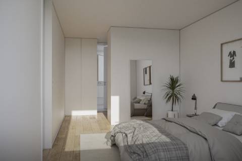 Moradia T4 com jardim em condomínio fechado na Foz, Porto