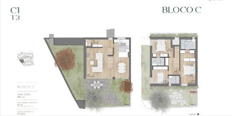 Moradia com 3 quartos e jardim em condomínio fechado, Parque da Cidade, Porto