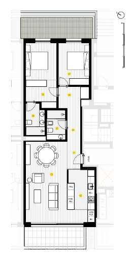 Apartamento T2 no Canidelo, Vila Nova de Gaia
