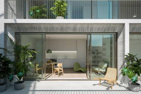 Apartamento T1, com terraço, na Graça