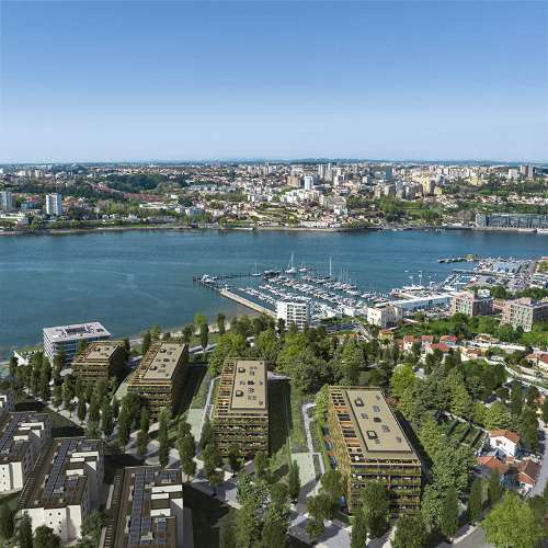 Apartamento T2 com terraço e piscina , vista Rio/Mar, Canidelo, Vila Nova de Gaia