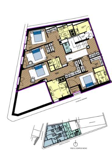 Apartamento T4 duplex com terraço e arrumos na Foz do Douro.