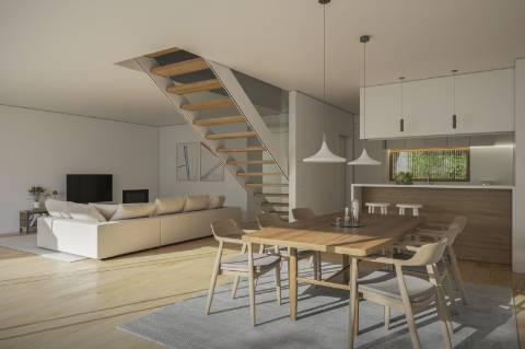 Moradia T4 com jardim e piscina em condomínio fechado, Parque da Cidade, Porto