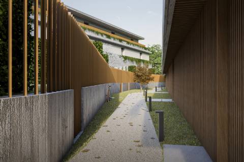 Moradia T4 com jardim e piscina em condomínio fechado, Parque da Cidade, Porto