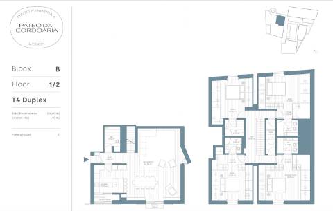 T4 Duplex no Condominio Privado Pateo da Cordoaria
