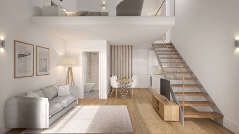 Loft na zona histórica da cidade do Porto