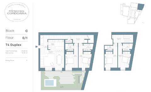 T4 Duplex no Condominio Privado Pateo da Cordoaria
