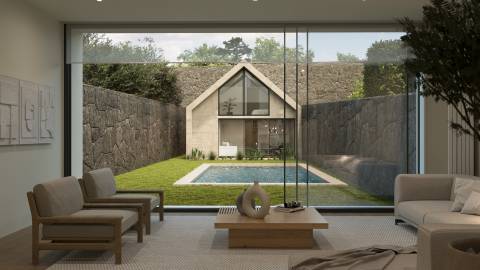 Moradia histórica com garagem a 200 metros praia