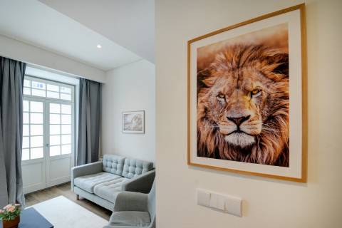 Apartamento T1 no centro do Porto em edifício histórico