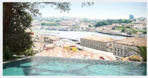 T2 com vista de Rio no Porto