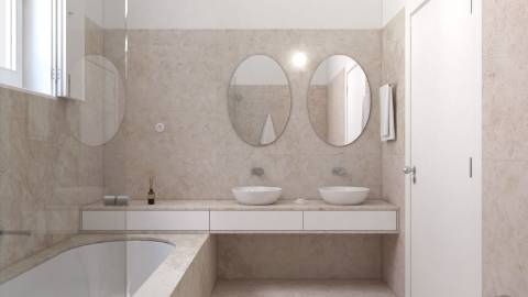 Duplex T3, com varanda, 2 lugares de garagem e arrecadação