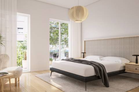 Apartamento T2, com jardim privativo e 1 lugar de garagem