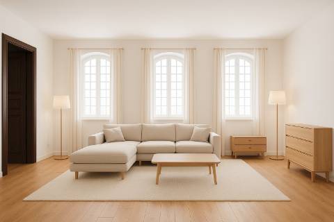 Palacete com duas frentes na Lapa, Estrela, para recuperar