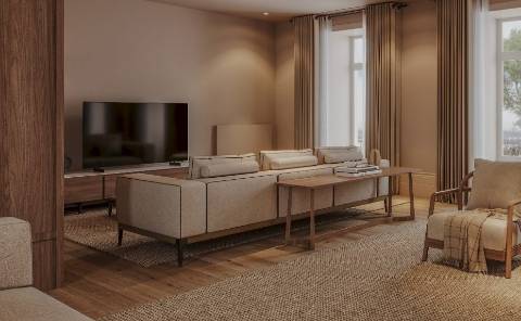 Apartamento T3 com varanda, na Foz do Douro, Porto