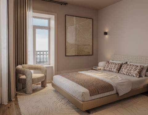 Apartamento T3 com varanda, na Foz, Porto