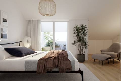 Apartamento T2, com varanda e 1 lugar de garagem