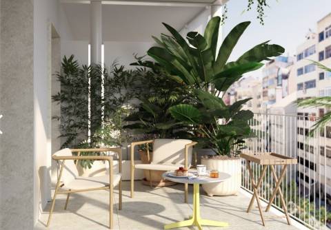 Apartamento T2, com varanda e 1 lugar de garagem