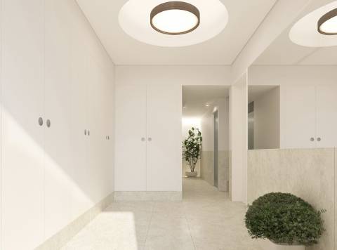 Apartamento T2, com varanda e 1 lugar de garagem