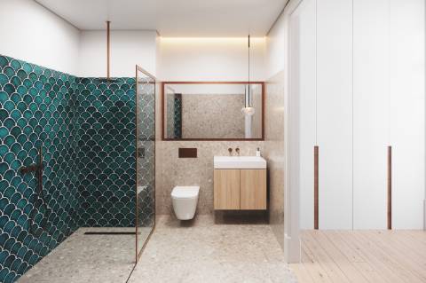 Penthouse T3, em prédio recuperado com elevador no Chiado