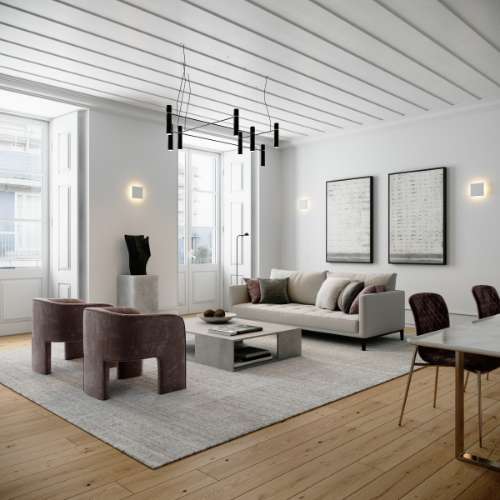 Apartamento T1+1, em prédio recuperado com elevador no Chiado