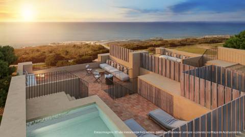 T2+1 no empreendimento Porto Covo Beach Residence