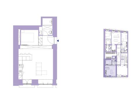 Studio, em prédio recuperado com elevador no Chiado