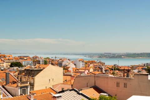 T3+1 com Terraço e Vista Cidade e Rio no Príncipe Real