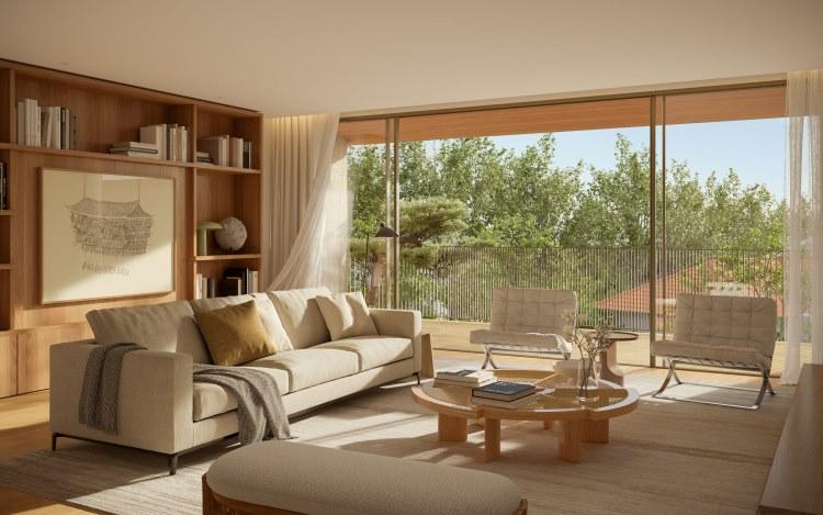 Apartamento T4 com varanda, na Foz do Douro, Porto