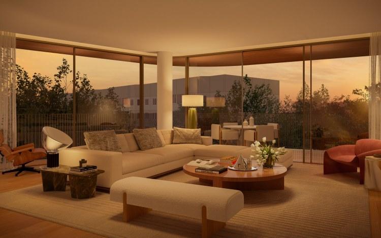 Apartamento T4 com varanda, na Foz do Douro, Porto