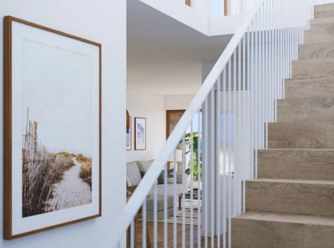 Villa com 3 quartos, terraço e piscina no Condominio Porto Covo Village