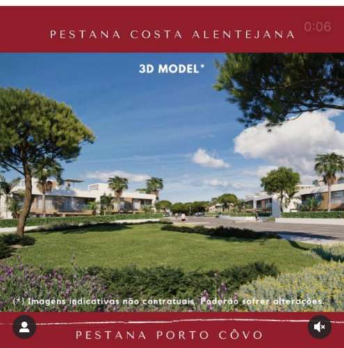 Pestana Porto Côvo Village, Villa com 3 quartos, terraço, piscina e vista mar