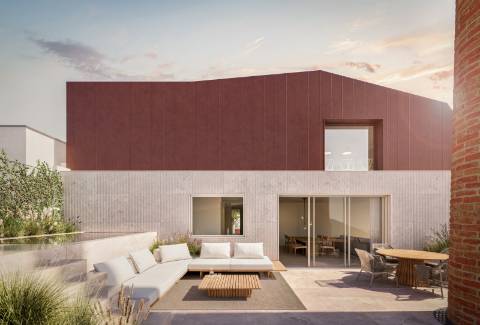 T4 com terraço, piscina e estacionamento no coração de Campo de Ourique