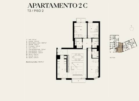 Apartamento T3 novo a estrear, com 2 varandas e 2 lugares de estacionamento, localizado na Junqueira, em Alcântara - Lisboa.