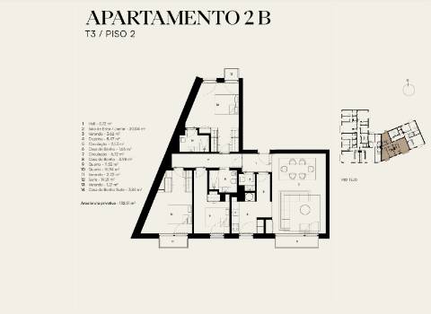 Apartamento T3 novo a estrear, com 3 varandas e 2 lugares de estacionamento, localizado na Junqueira, em Alcântara - Lisboa.
