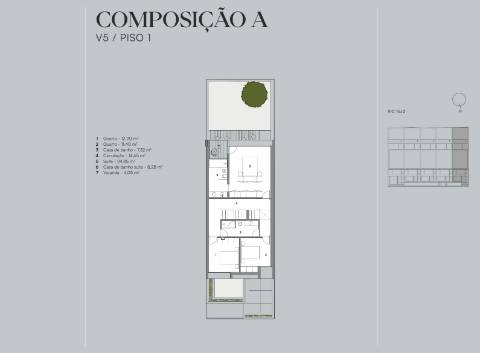 Moradia Geminada T4+1 nova a estrear, com jardins e pátio privativos, terraço com jacuzzi e 3 lugares de garagem