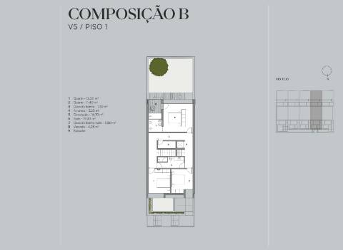 Moradia Geminada T4+1 nova a estrear, com elevador, jardins e pátio privativos, terraço com jacuzzi e 3 lugares de garagem