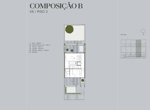 Moradia Geminada T4+1 nova a estrear, com elevador, jardins e pátio privativos, terraço com jacuzzi e 3 lugares de garagem