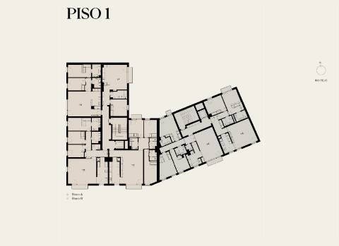 Apartamento T2 novo a estrear, com varanda e 1 lugar de estacionamento, localizado na Junqueira, em Alcântara - Lisboa.