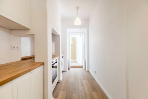 Charmoso apartamento T1+1 com jardim privativo no Príncipe Real