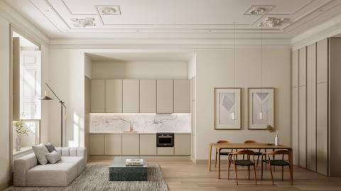 T2 com estacionamento no coração de Campo de Ourique