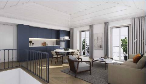 Apartamento T3 com varanda e estacionamento na Estrela