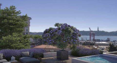 Apartamento T3 com varanda e estacionamento na Estrela