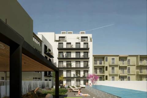 Apartamento T2 com terraço no empreendimento Vieira da Silva no Saldanha