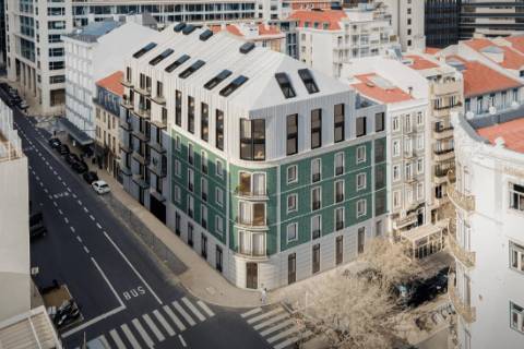 Apartamento T1 com terraço no empreendimento Vieira da Silva no Saldanha