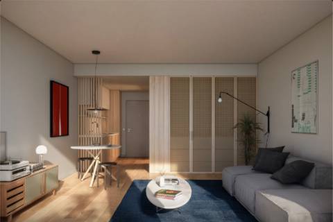 Apartamento T0+1 no empreendimento Vieira da Silva no Saldanha